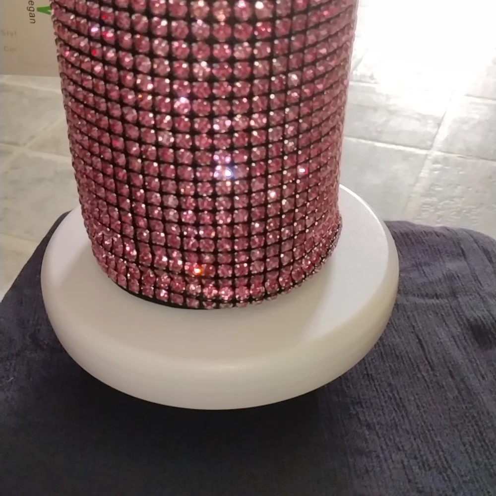 Elegant Pink Rhinestone Mini Bag - Picture 6 of 11